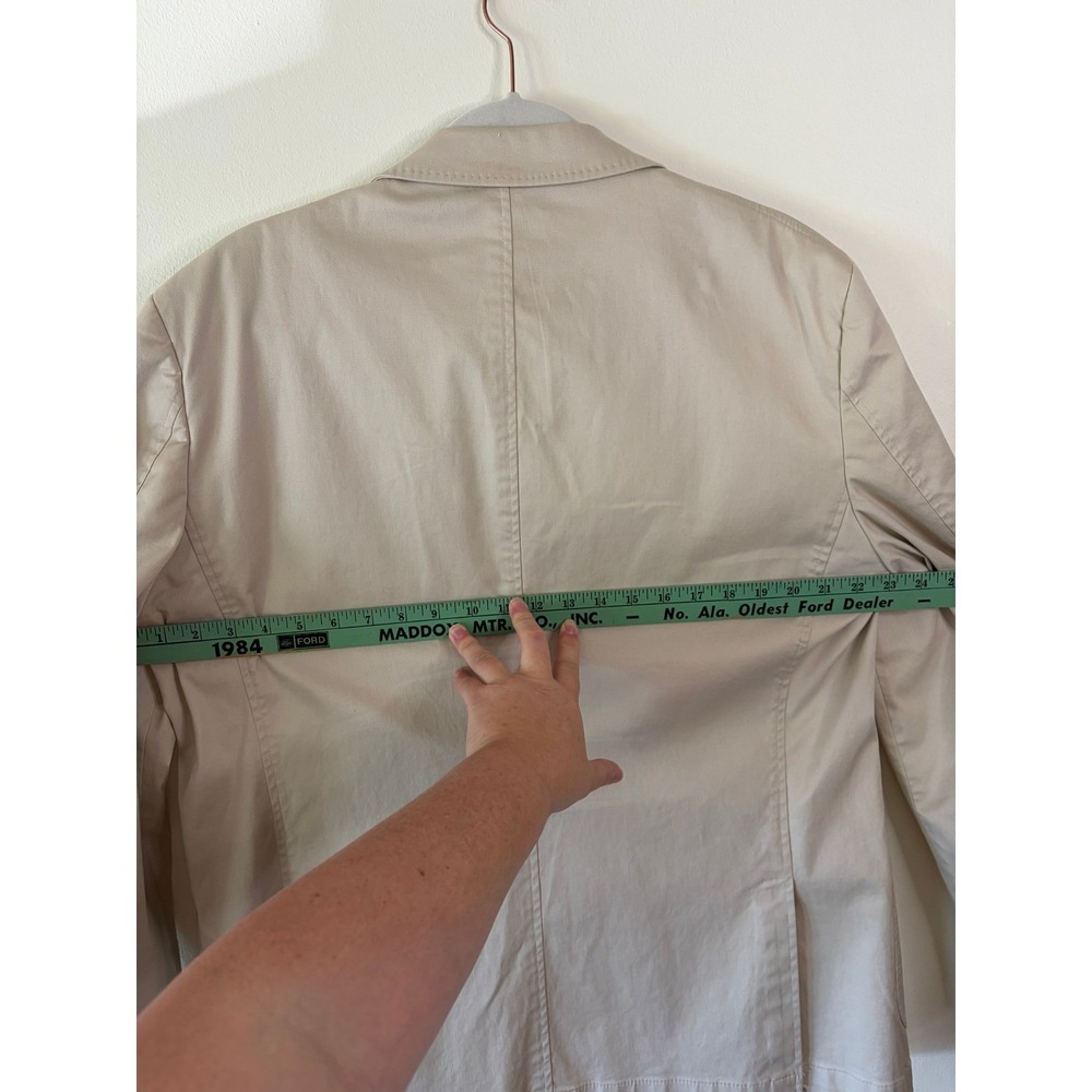 Flynt Bateman Mens Tan Cotton Blend Two Button Sport Coat Blazer Jacket 44R